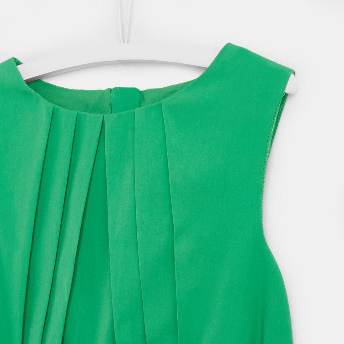 A Fresh Pop of Green for Spring - Tailored Green dress
