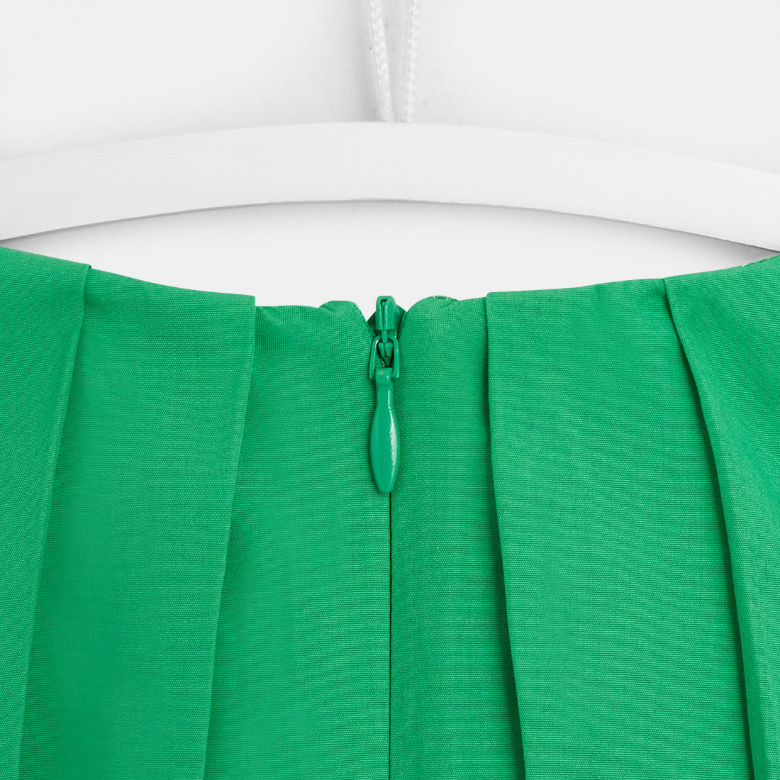 A Fresh Pop of Green for Spring - Tailored Green dress