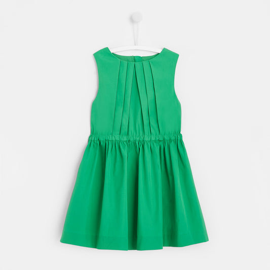A Fresh Pop of Green for Spring - Tailored Green dress
