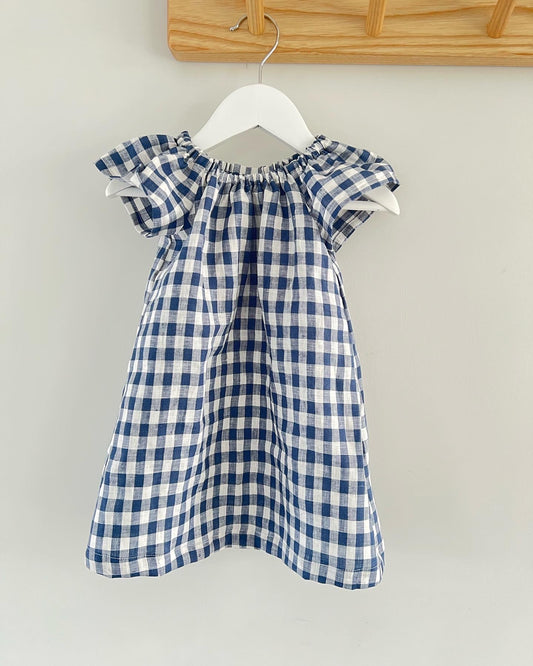 Little Mushroom Gingham Dresses
