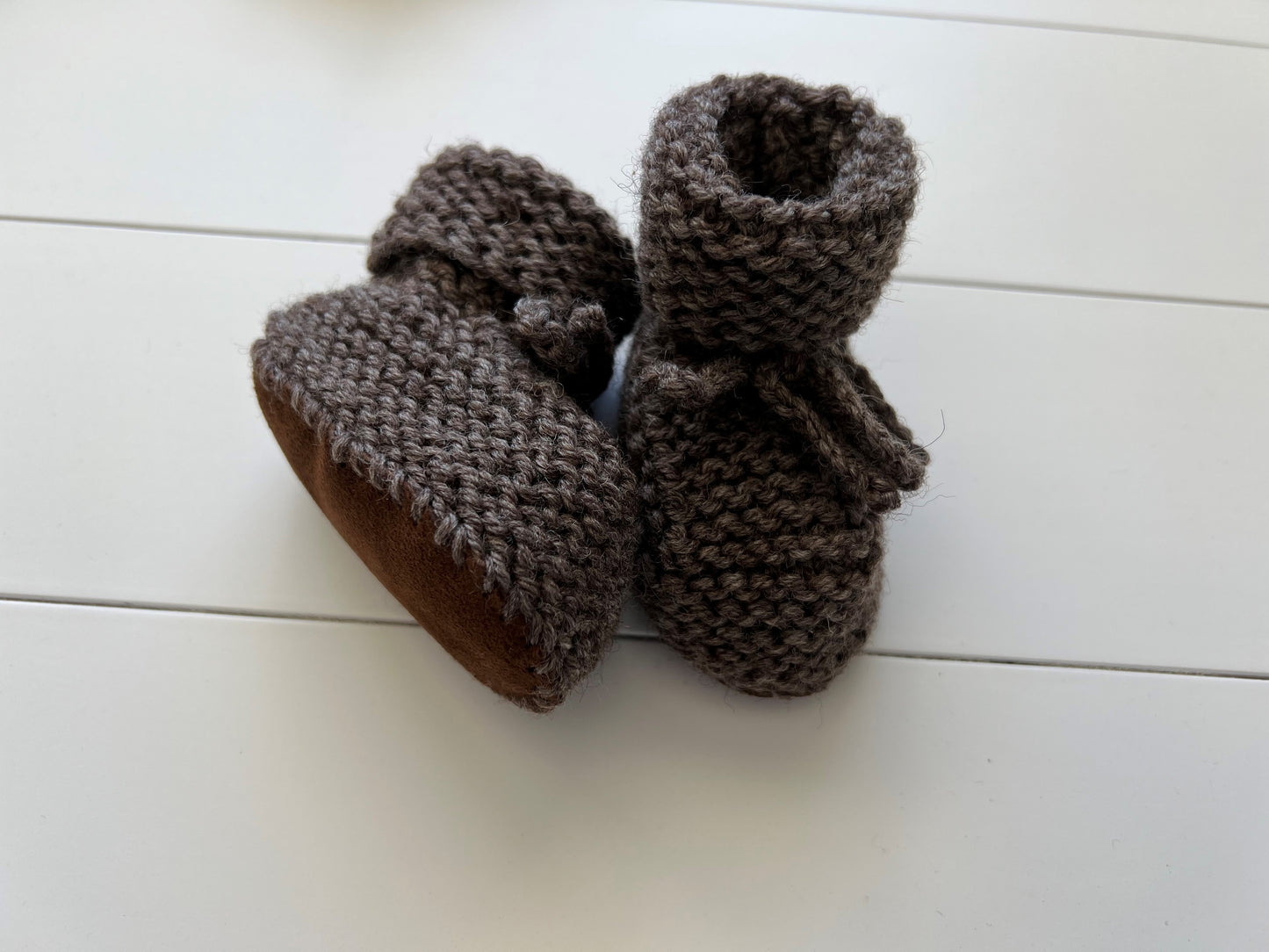 Eddy Biddy booties with sheepskin sole