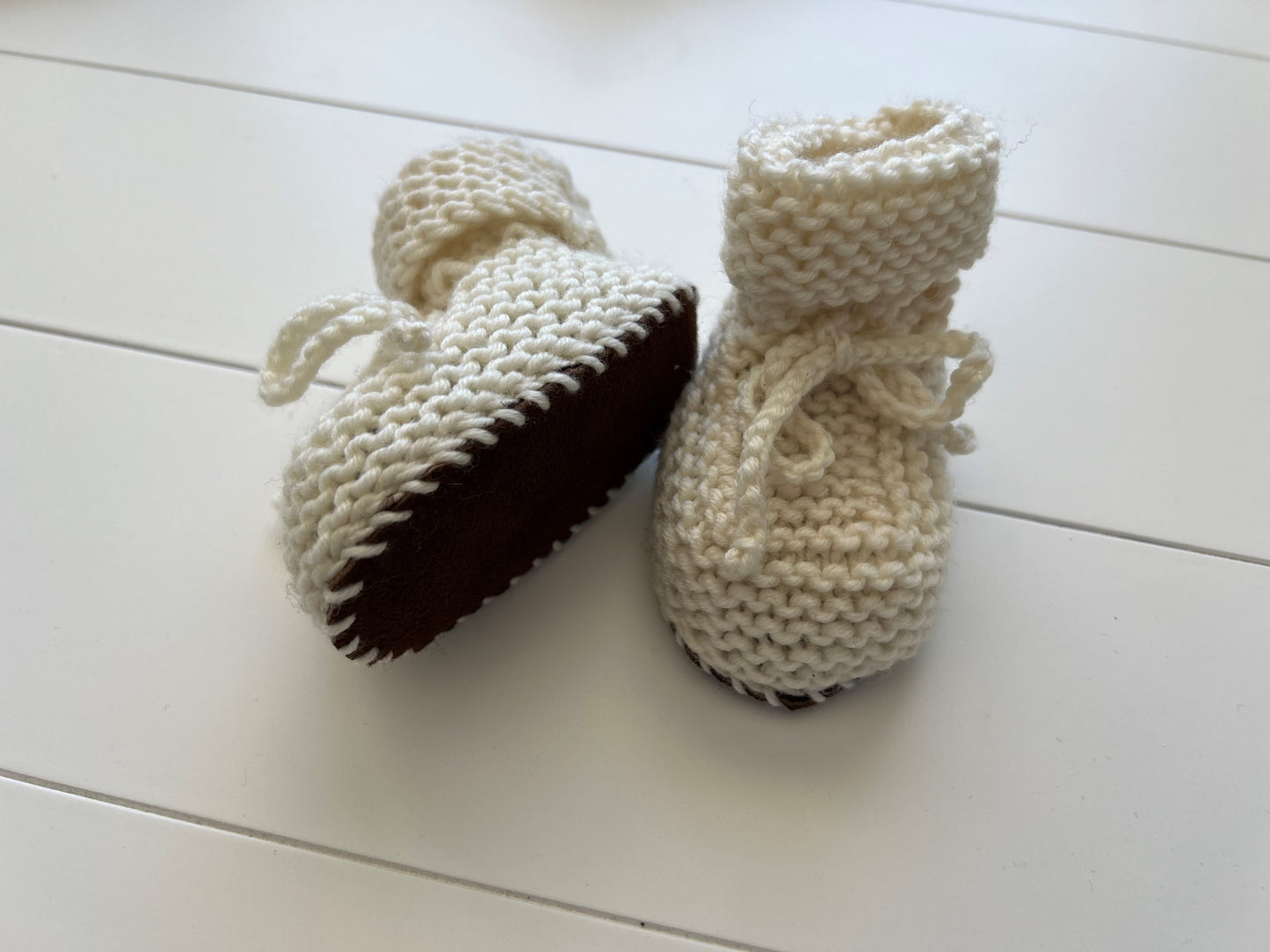 Eddy Biddy booties with sheepskin sole
