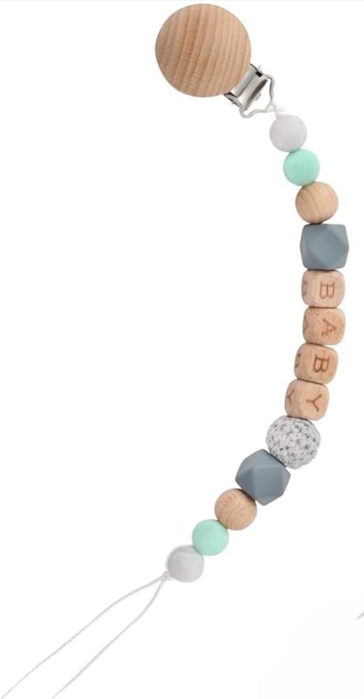 Pacifier Baby Silicone Clip Teething Relief Teether Toy