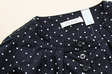 OKKOAI long sleeved spotted top