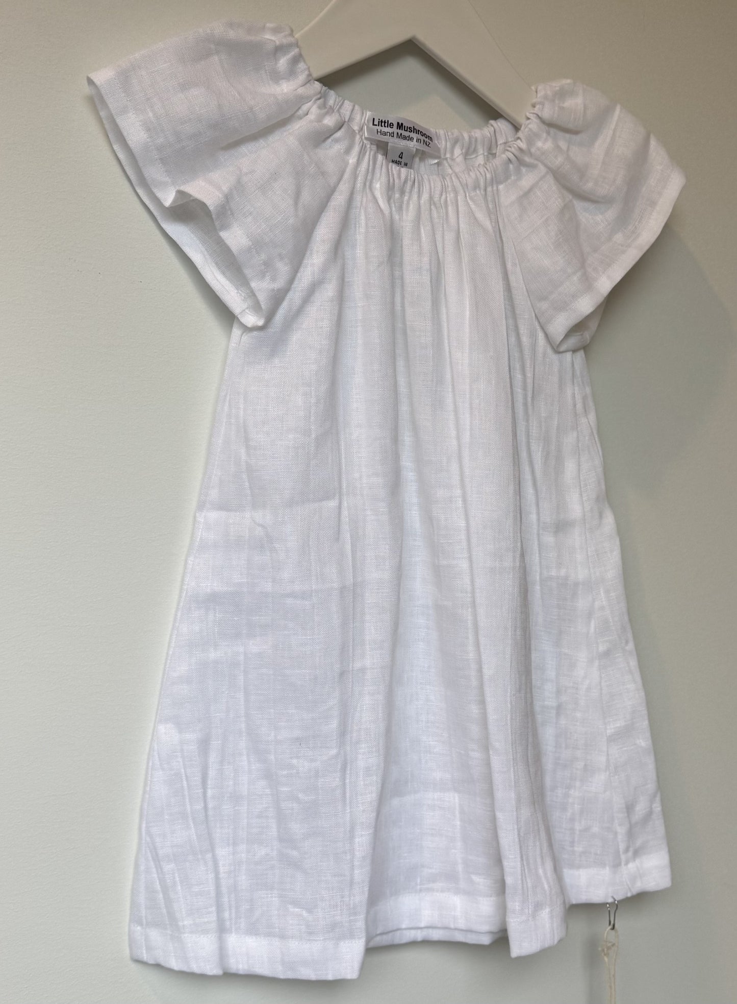 Little Mushroom Crinkled Linen Dresses