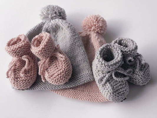 Eddy Biddy booties with sheepskin sole