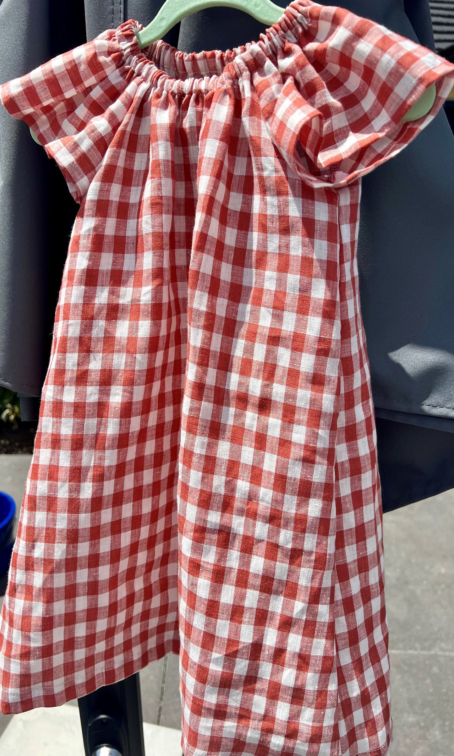 Little Mushroom Gingham Dresses