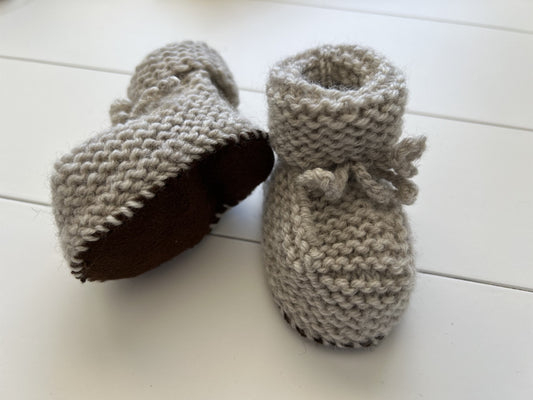 Eddy Biddy booties with sheepskin sole