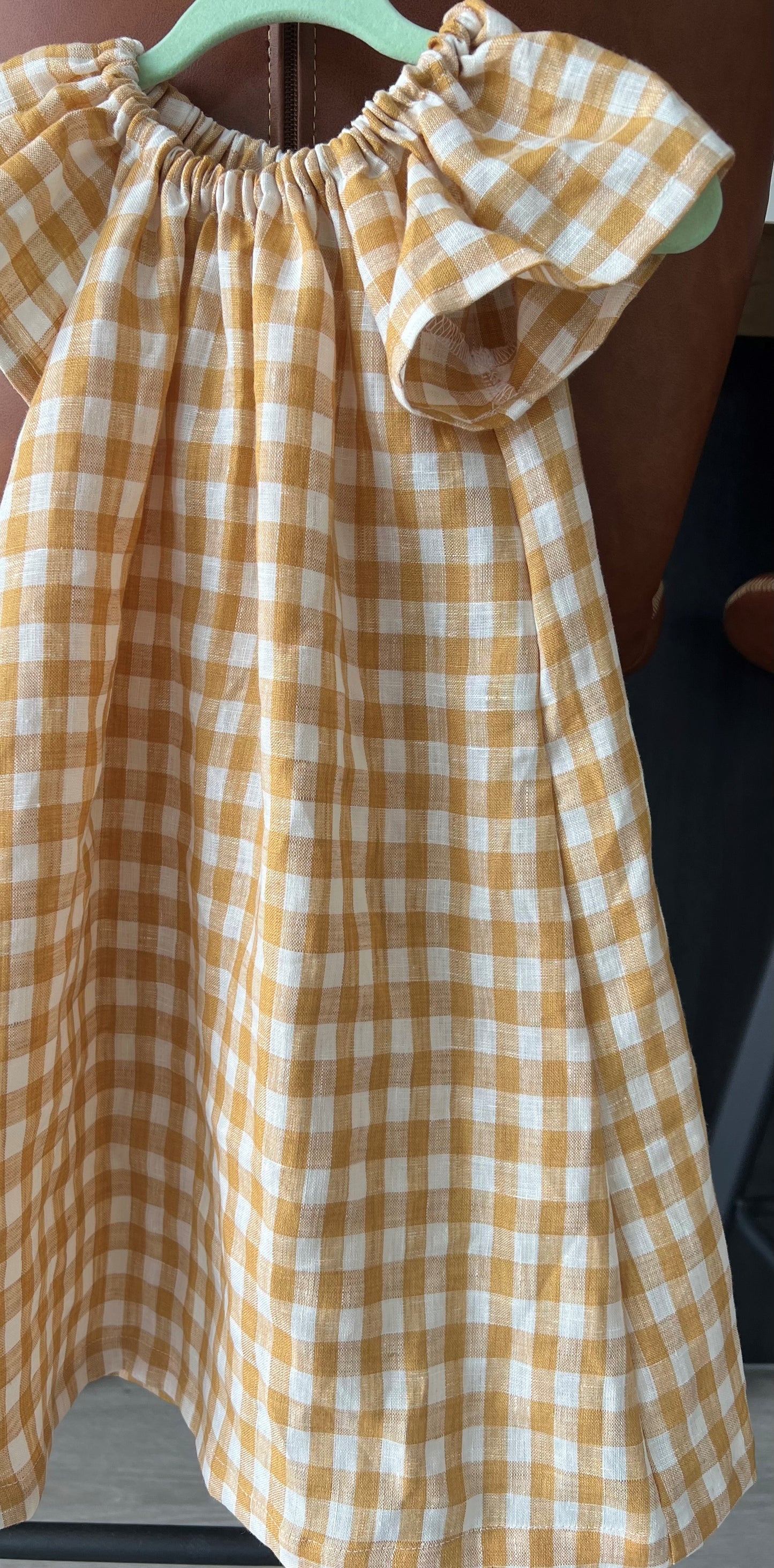Little Mushroom Gingham Dresses